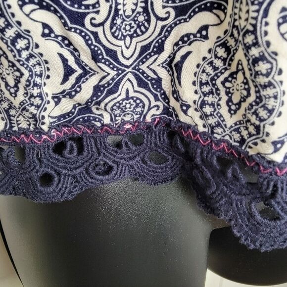 GYPSY 05 {Anthropologie} Size S Rayon Flutter sleeve to Top ECLIPSE - Picture 3 of 7